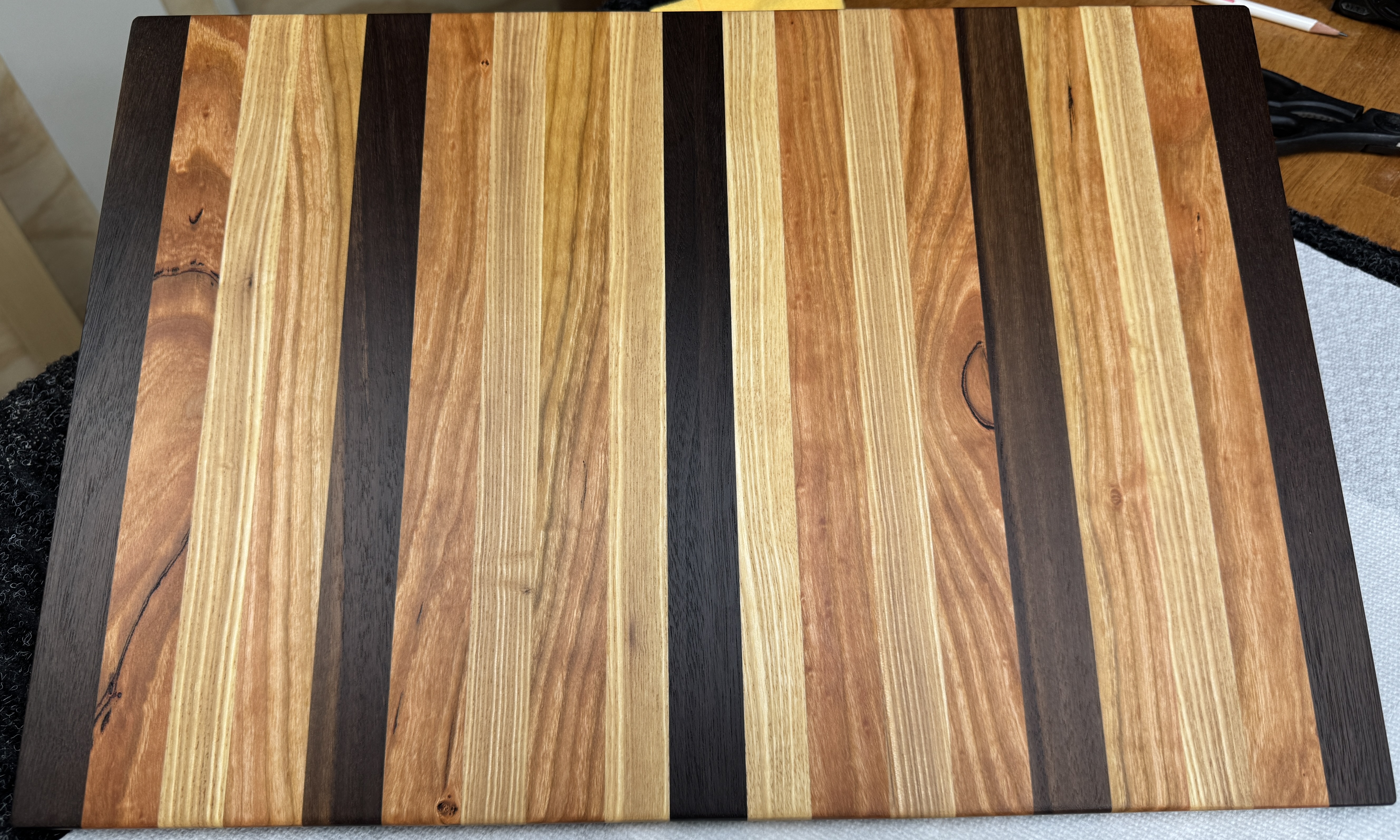 Handcrafted hardwood board