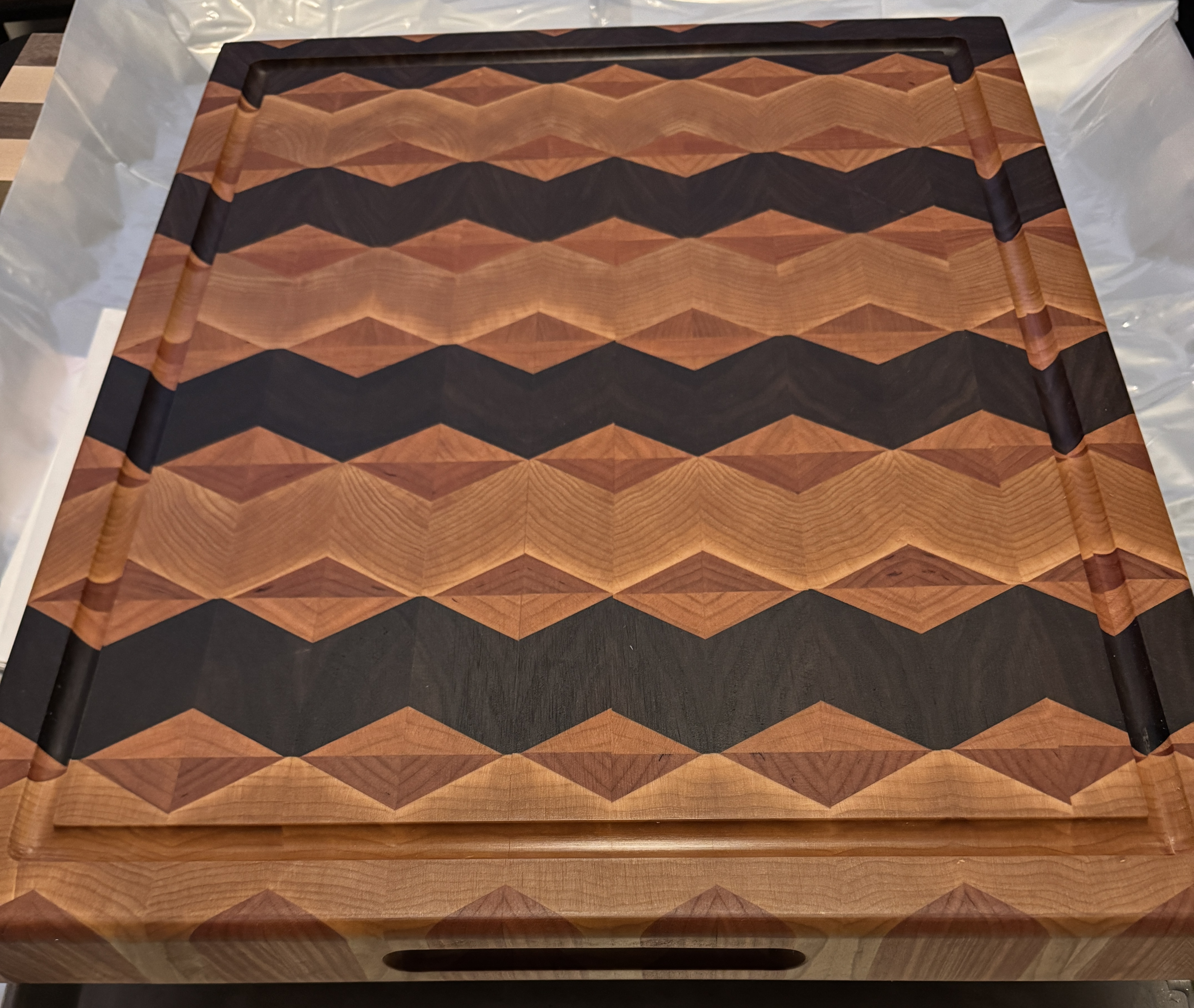 Handcrafted hardwood board